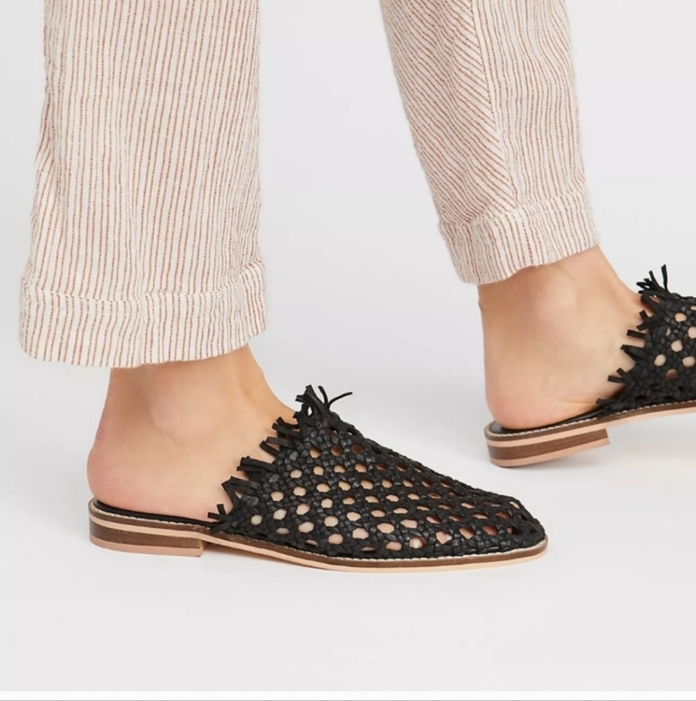 Free People Mirage Braided Mules Size EU 38